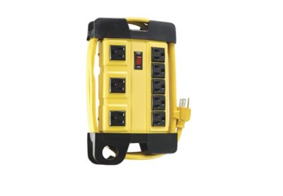 Power Strip 6ft14 Gauge 200 J surge protector :8 outlets Metal Housing LTPS0806-M